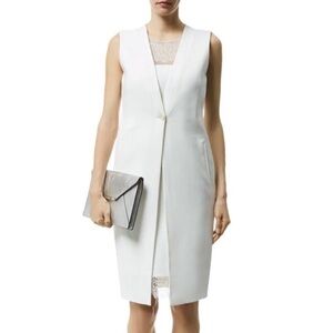 BCBGMAXAZRIA White Dress Size 8 NWT
